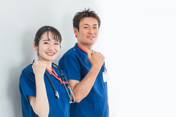 退院支援に意気込む看護師