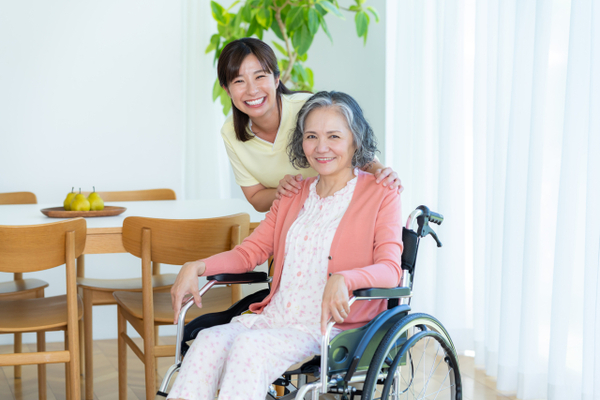 訪問看護師と利用者さま
